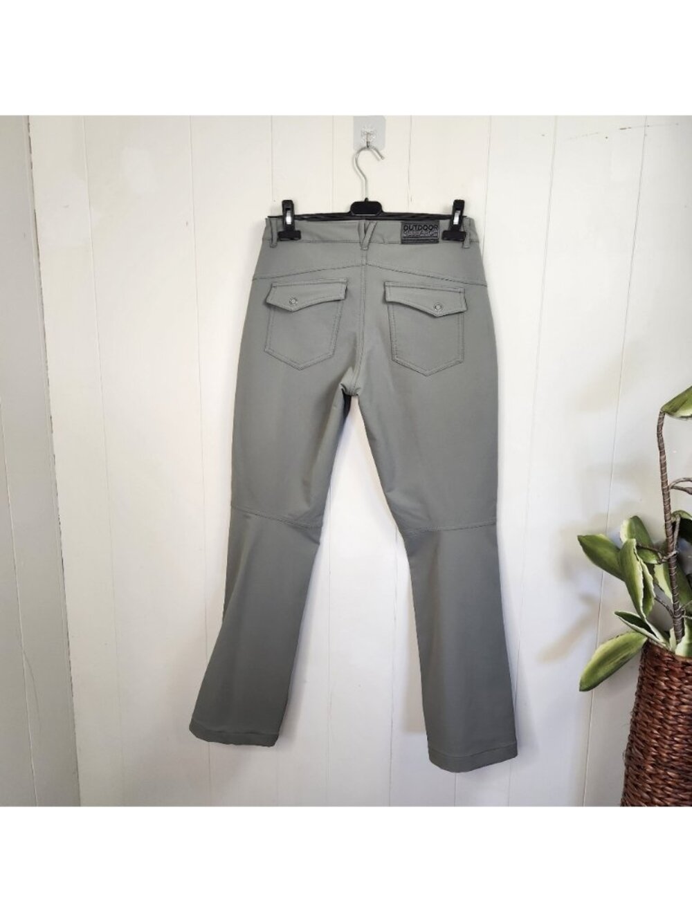 Outdoor Research Womens Rambler Trail Hiking Pants Gray Straight Leg Stretch 6